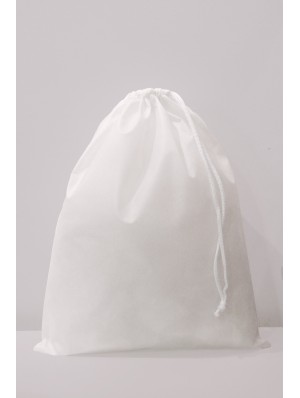 Non-woven double drawstring sack with 30x30 cm print area 40x50 cm.