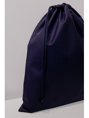 Non-woven double drawstring sack with 30x30 cm print area 40x50 cm.
