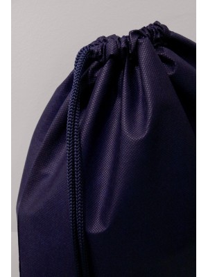 Non-woven double drawstring sack with 30x30 cm print area 40x50 cm.