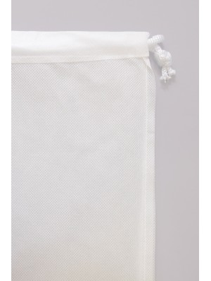 Sac non tissé avec double cordon 30x30 cm de diamètre 40x50 cm.