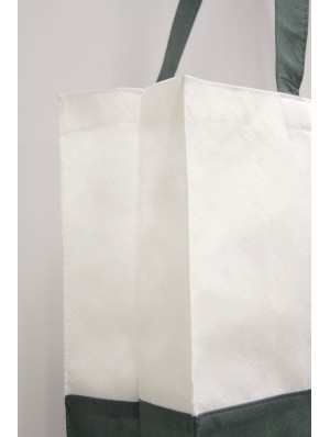 Bolsas Non Woven para la compra de dos colores 38x29+10 cm