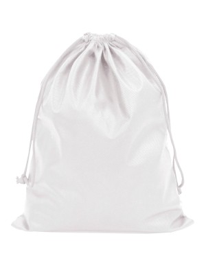 Non-woven double drawstring sack with 6x9 cm print area 10x14 cm.