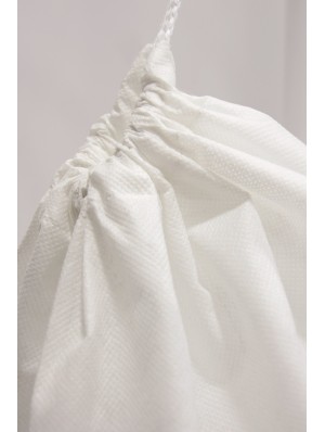 Non-woven backpack with round bottom of 25 cm diameter 40x50 cm.