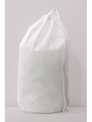 Mochila de no tejido con fondo redondo de 25 cm. de diámetro con cordón simple 40x54 cm.