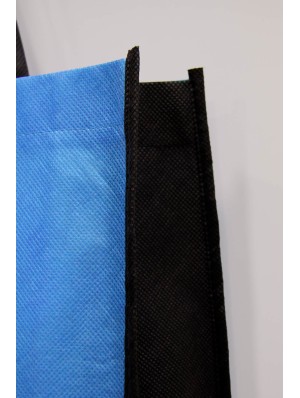 Vertical non-woven bag 38x42+10 cm.