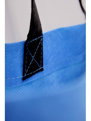 Vertical non-woven bag 38x42+10 cm.