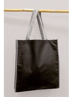 Vertical non-woven bag 38x42+10 cm.