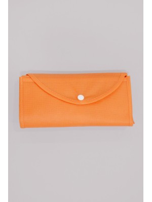 Bolsa plegable de no tejido para la compra. 45x38+10 cm.