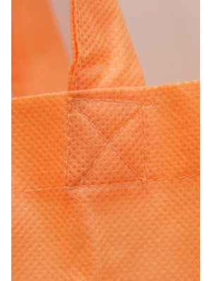 Bolsa plegable de no tejido para la compra. 45x38+10 cm.