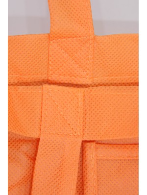 Bolsa plegable de no tejido para la compra. 45x38+10 cm.