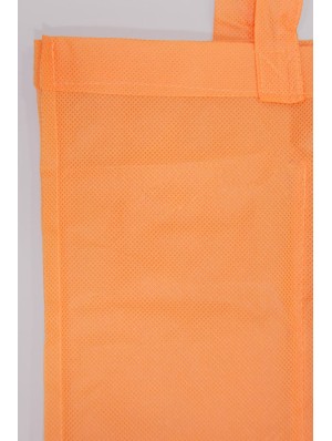 Bolsa plegable de no tejido para la compra. 45x38+10 cm.