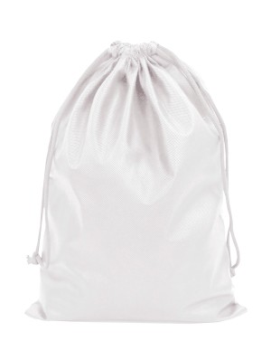 Non-woven double drawstring sack with 38x38 cm print area 50x75 cm.