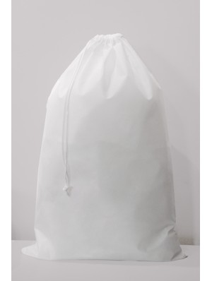 Non-woven double drawstring sack with 38x38 cm print area 50x75 cm.