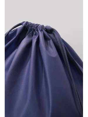 Non-woven double drawstring sack with 38x38 cm print area 50x75 cm.