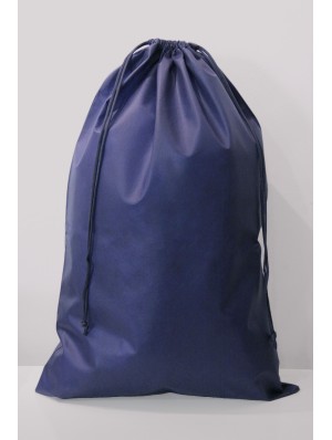 Non-woven double drawstring sack with 38x38 cm print area 50x75 cm.