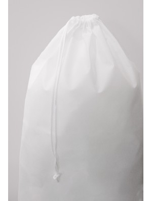 Non-woven double drawstring sack with 38x38 cm print area 50x75 cm.