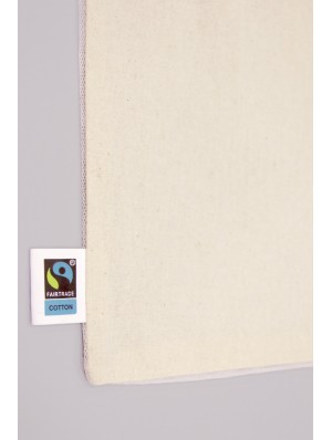 Saco de algodón y malla de PET con cordón. 25x30 cm