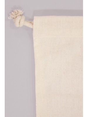 Sacos de algodón y malla de PET con cordón. 30x40 cm