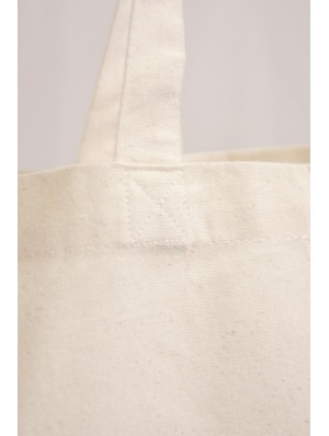 Top cotton bags with long handles and 10 cm base, 38x42 cm