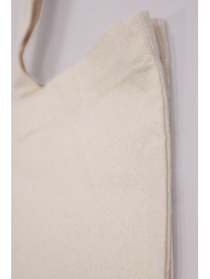 Top cotton bags with long handles and 10 cm base, 38x42 cm