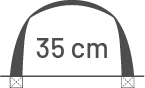 Asas largas de 70 cm