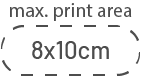 Area de impresión 8x10cm