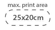 Área de impresión de 25x20 cm
